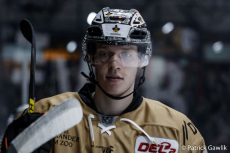 Maximilian Eisenmenger (Löwen Frankfurt), Löwen Frankfurt vs. EC Bad Nauheim, Frankfurt, Eissporthalle, 11.2.2020