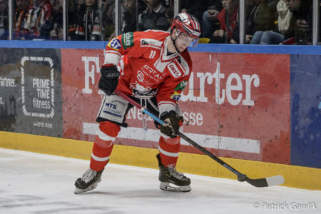 Simon Gnyp (EC Bad Nauheim), Löwen Frankfurt vs. EC Bad Nauheim, Frankfurt, Eissporthalle, 11.2.2020