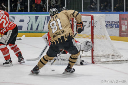 Stephen MacAulay (Löwen Frankfurt), Löwen Frankfurt vs. EC Bad Nauheim, Frankfurt, Eissporthalle, 11.2.2020