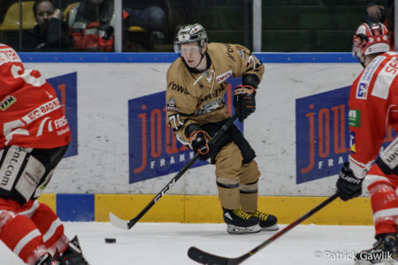 Roope Ranta (Löwen Frankfurt), Löwen Frankfurt vs. EC Bad Nauheim, Frankfurt, Eissporthalle, 11.2.2020