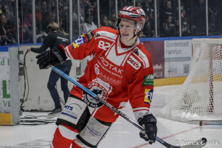 Niklas Heyer (EC Bad Nauheim), Löwen Frankfurt vs. EC Bad Nauheim, Frankfurt, Eissporthalle, 11.2.2020