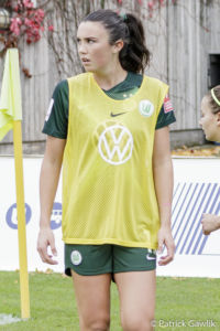 Ingrid Syrstad Engen (VfL Wolfsburg), 1. FFC Frankfurt vs. VfL Wolfsburg, Frankfurt, Stadion am Brentanobad, 20.10.2019